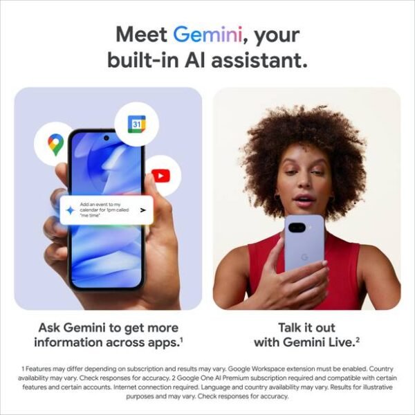 Google Pixel 9A (Porcelain, 256 GB) - Image 4
