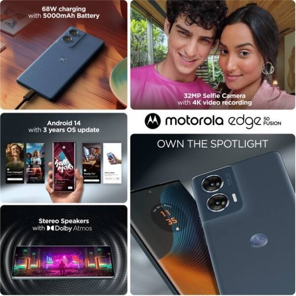 Motorola Edge 50 Fusion (Forest Blue, 256 GB) - Image 5
