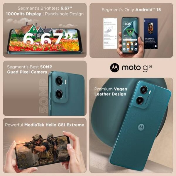 MOTOROLA g05 (Forest Green, 64 GB) - Image 4