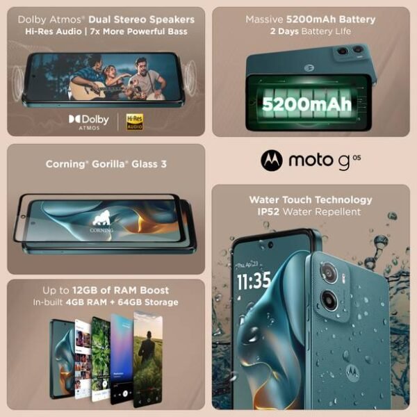 MOTOROLA g05 (Forest Green, 64 GB) - Image 5