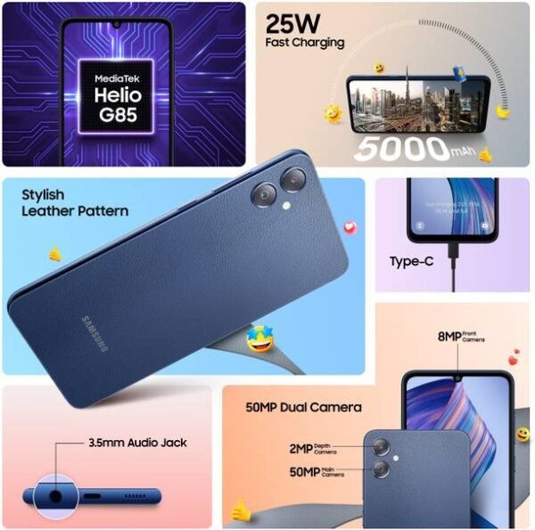 SAMSUNG Galaxy F05 (Twilight Blue, 64 GB) - Image 2